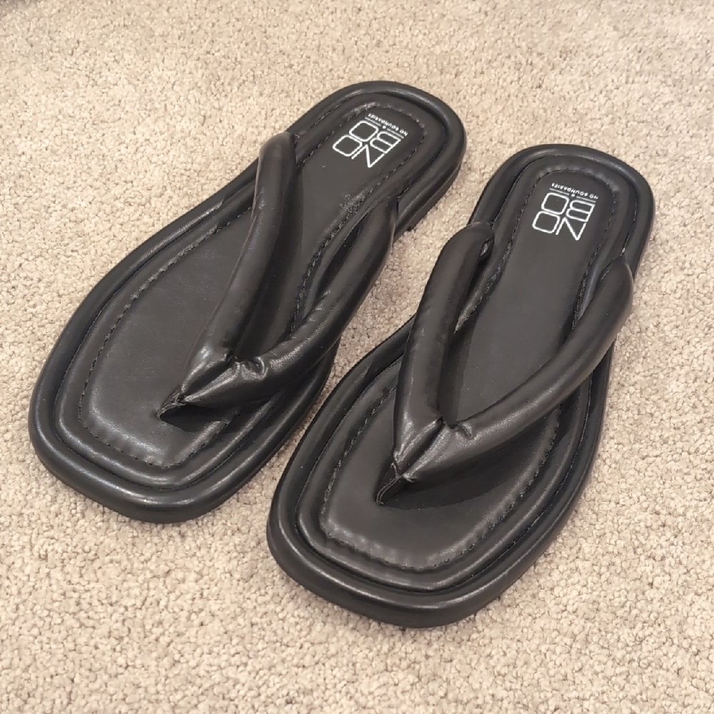 NOBO Black Sandals